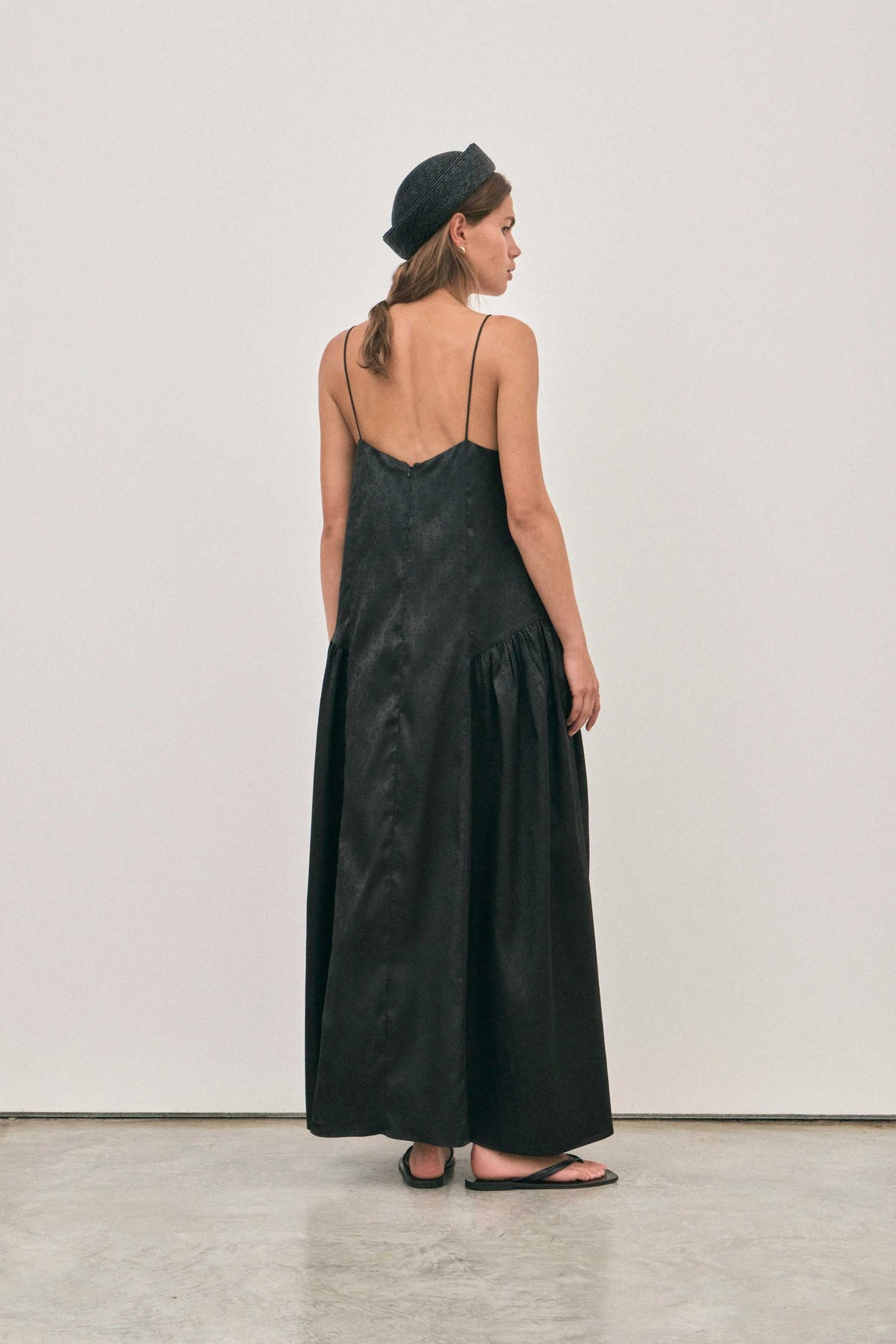 Solaqua Elodie Dress Noir Jaquard