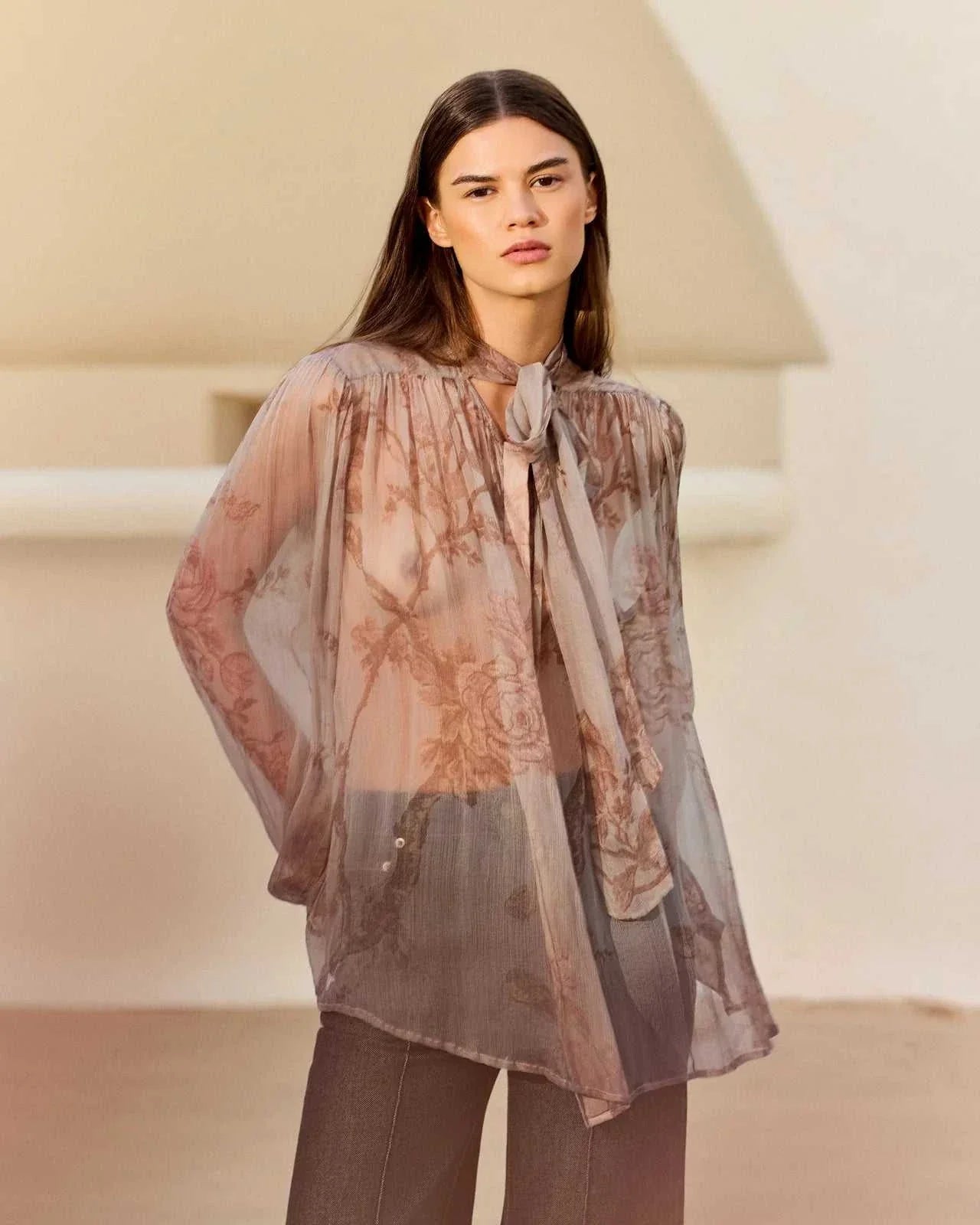 Mes Demoiselle Game Blouse Beige