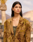 Sonta Oversized Jacket Khaki Bronze