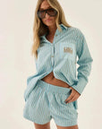 Araminta James AJJA Pocket Shirt Sky Blue