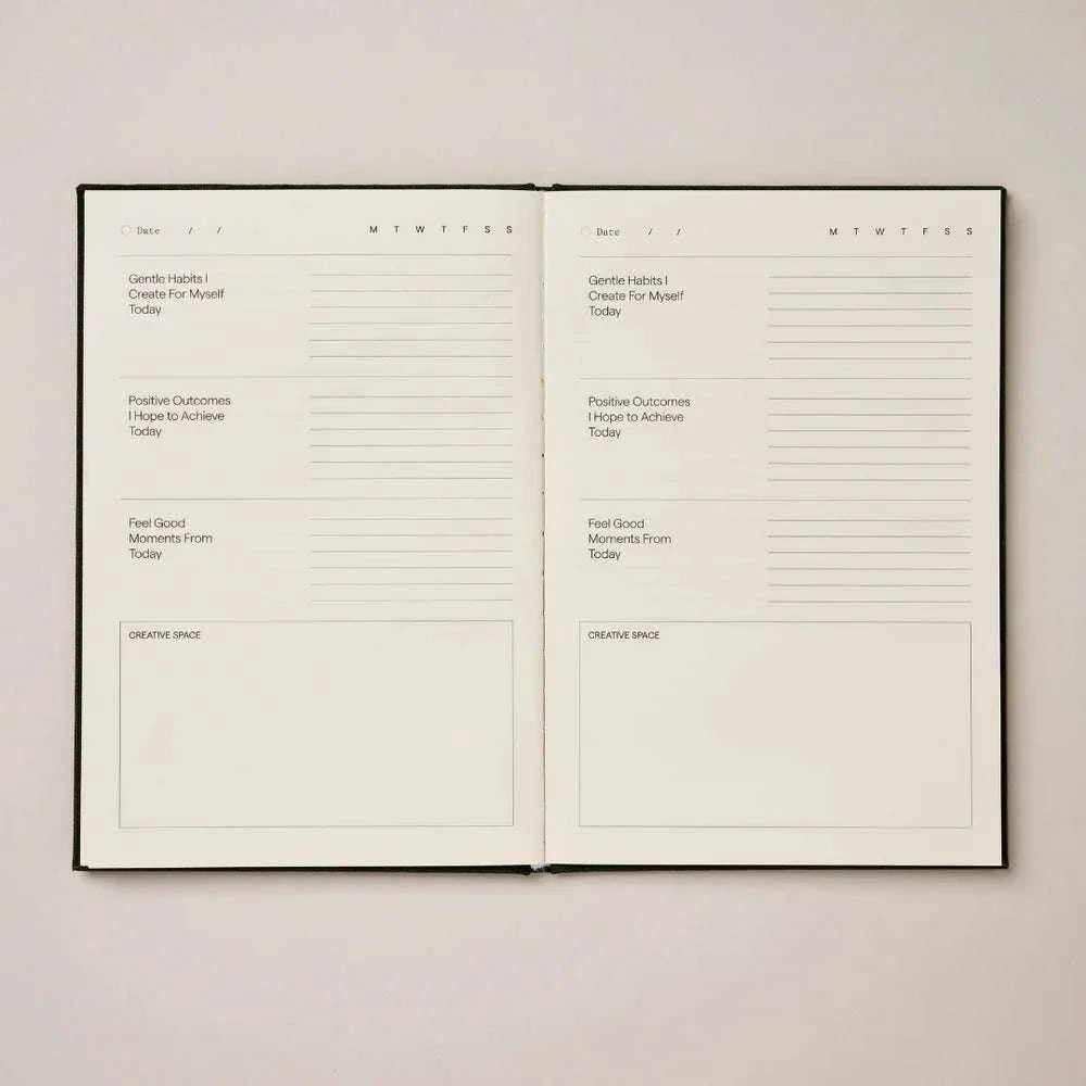 Gentle Habits Positives Outcome Journal Olive  