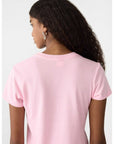 Bassike Raw Edge Baby TShirt Powder Pink