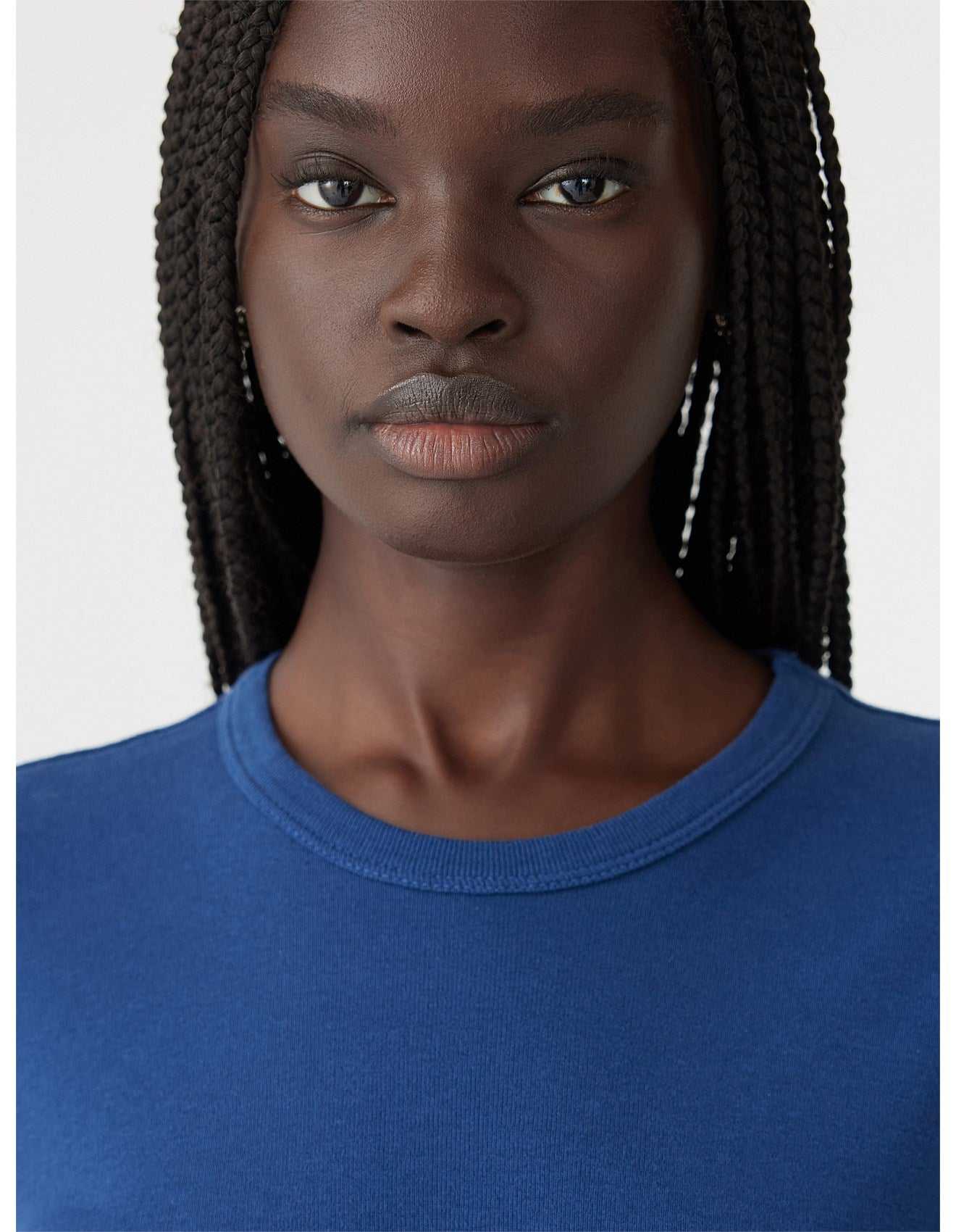 Bassike Rib Baby T Shirt Washed Ink