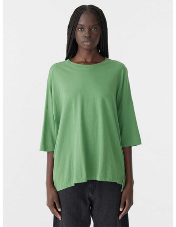 Bassike Slouch Side Step T Shirt Fern