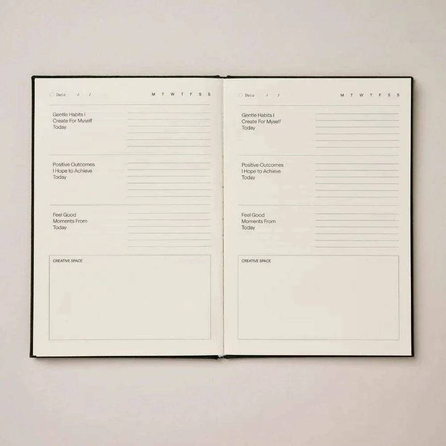 Gentle Habits Positives Outcome Journal Olive  