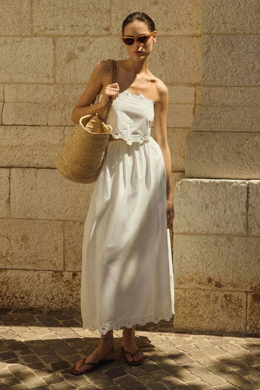 Posse Antoinette Skirt Vintage White