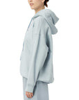 Camilla and Marc Grayson Logo Hoodie Misty Blue