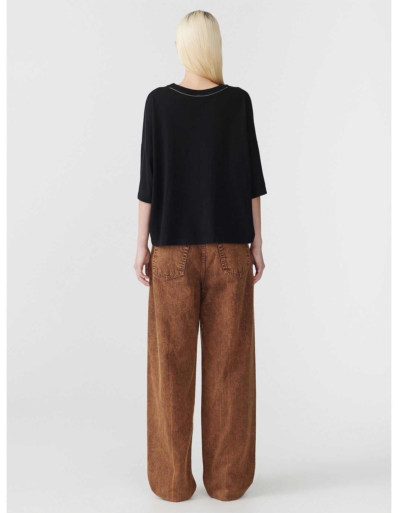 Bassike Boxy Pocket Short Sleeve Tshirt Black