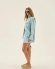Araminta James AJJA Pocket Shirt Sky Blue