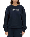 Camilla and Marc Era Graphic Sweater Navy White