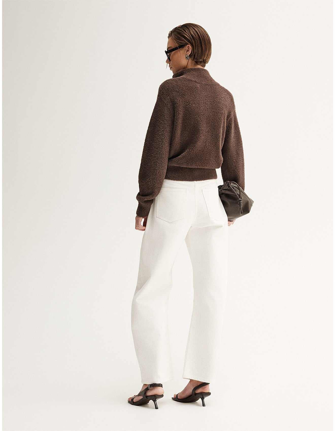Elka Collective Leon Knit Cardigan Chocolate