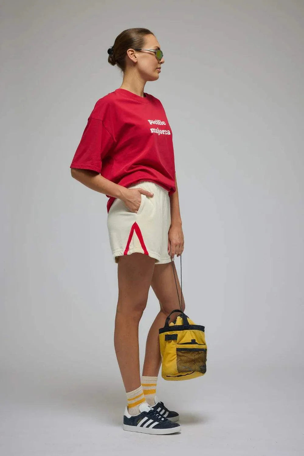 Araminta James Pacifica Majorca Oversized Tee Washed Cherry