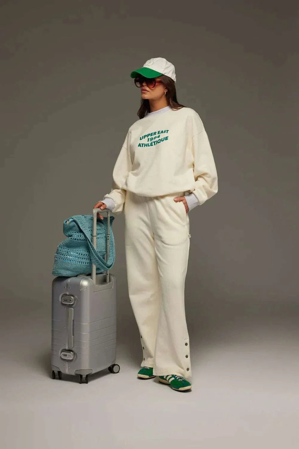 Araminta James Snap Hem Trackpant Coconut