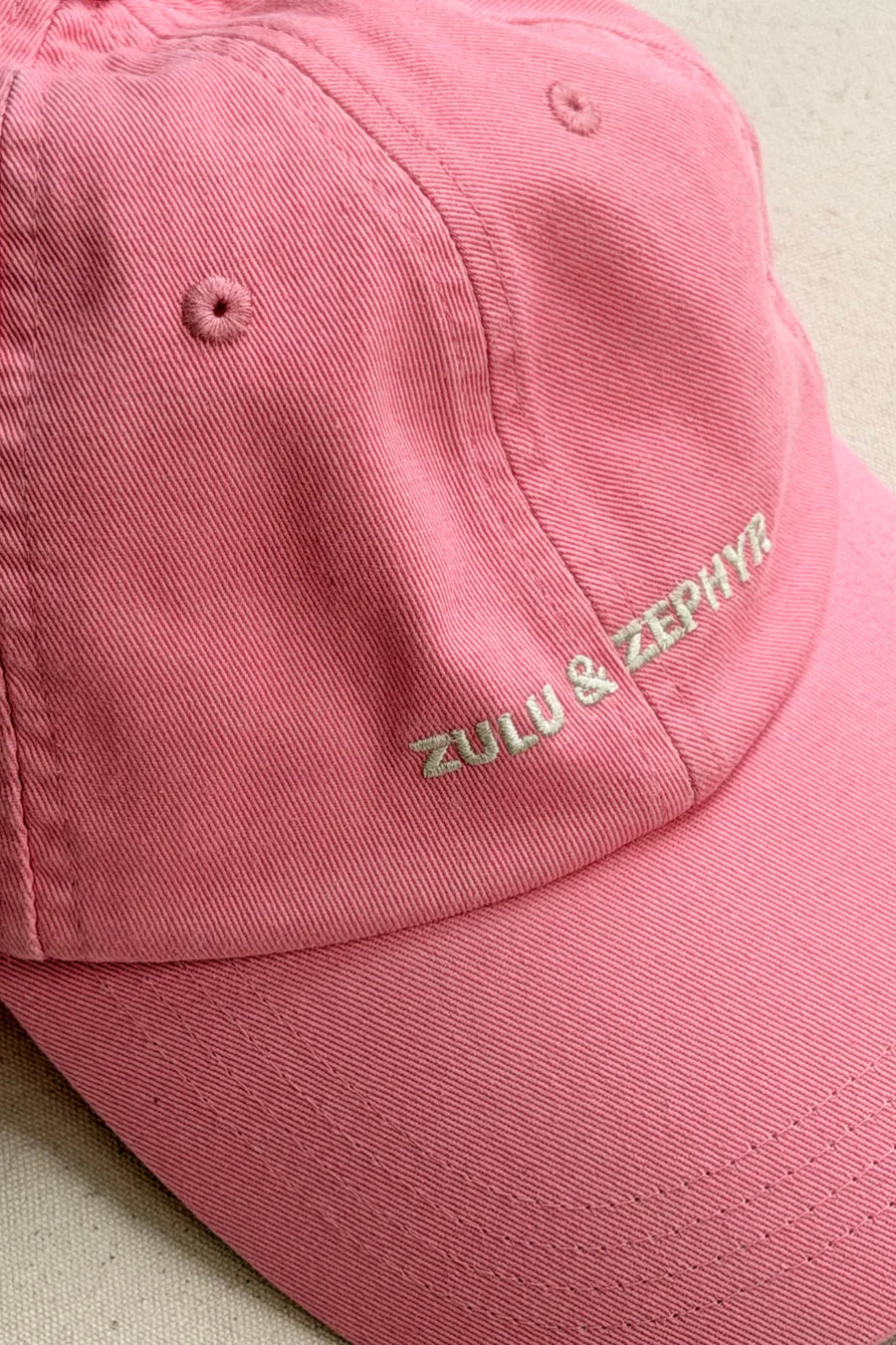Zulu and Zephyr Canvas Cap Pink
