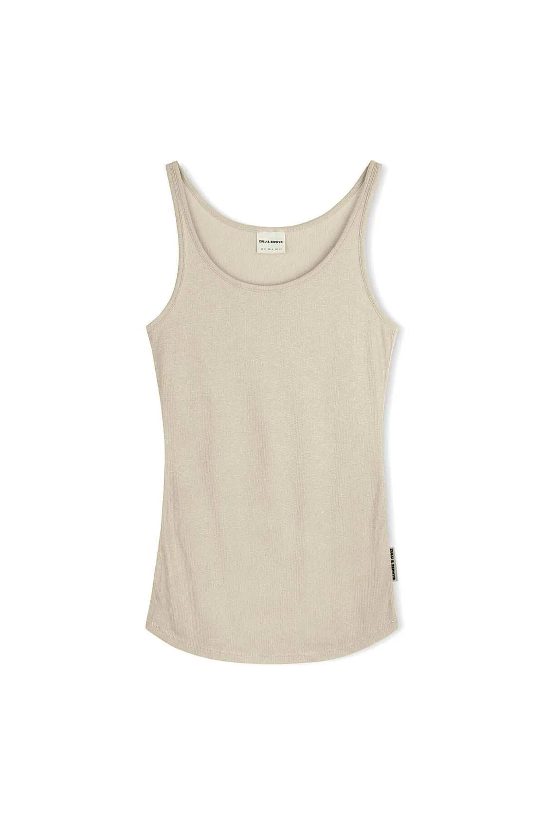 Zulu and Zephyr Rib Hemp Jersey Tank Husk