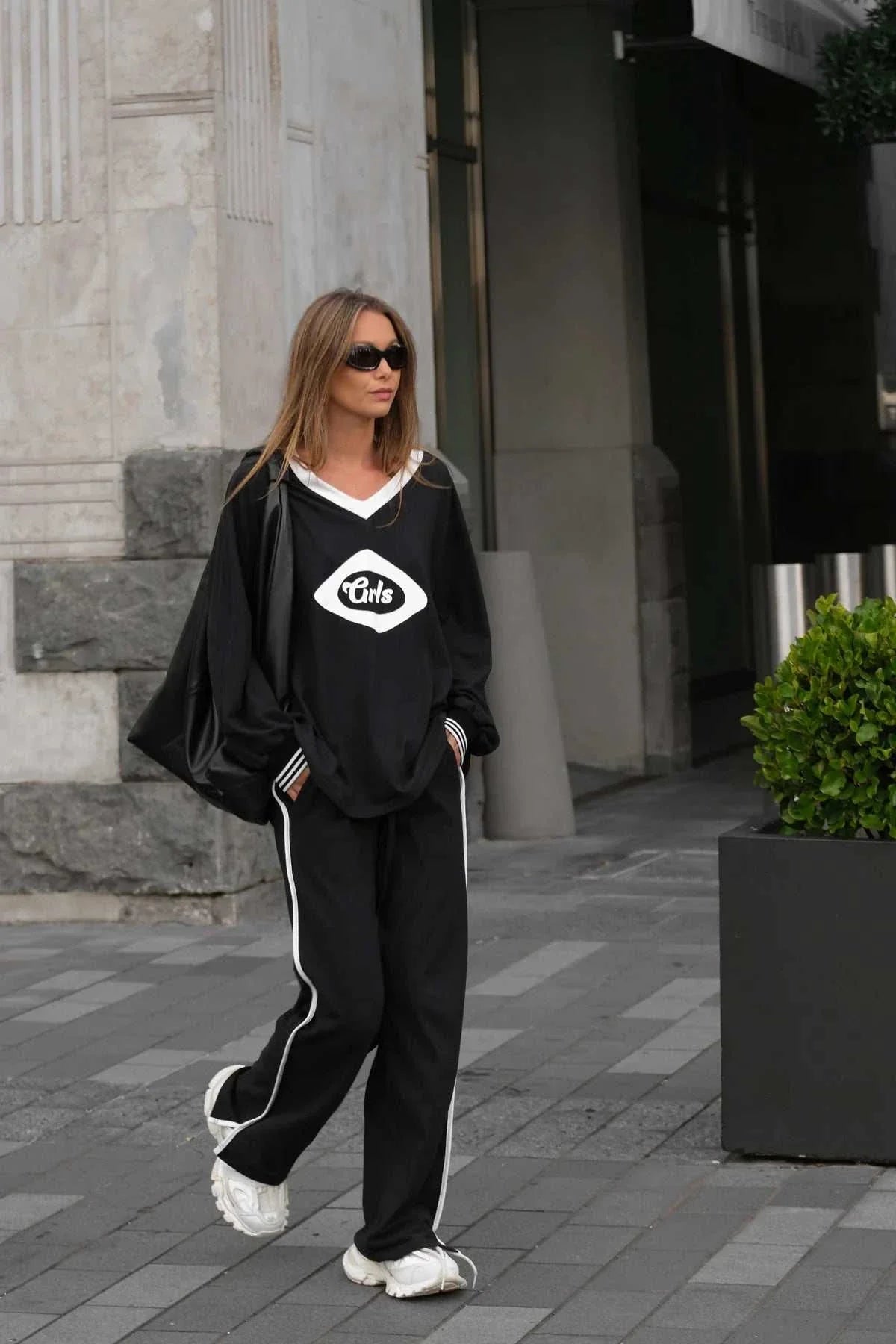 Luna Lane The GRLS Racer Pants Black