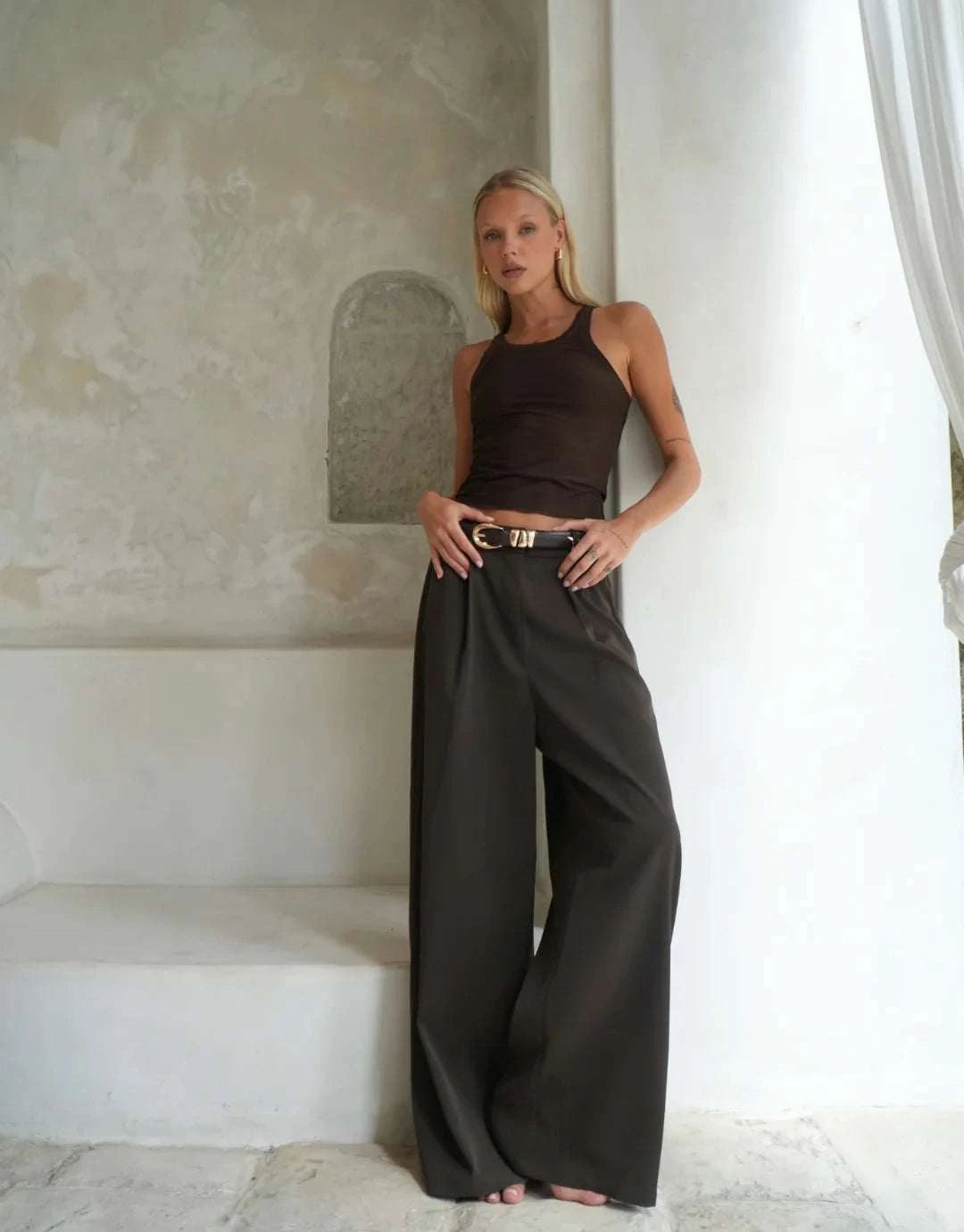 Luna Lane Penny Trouser Chocolate
