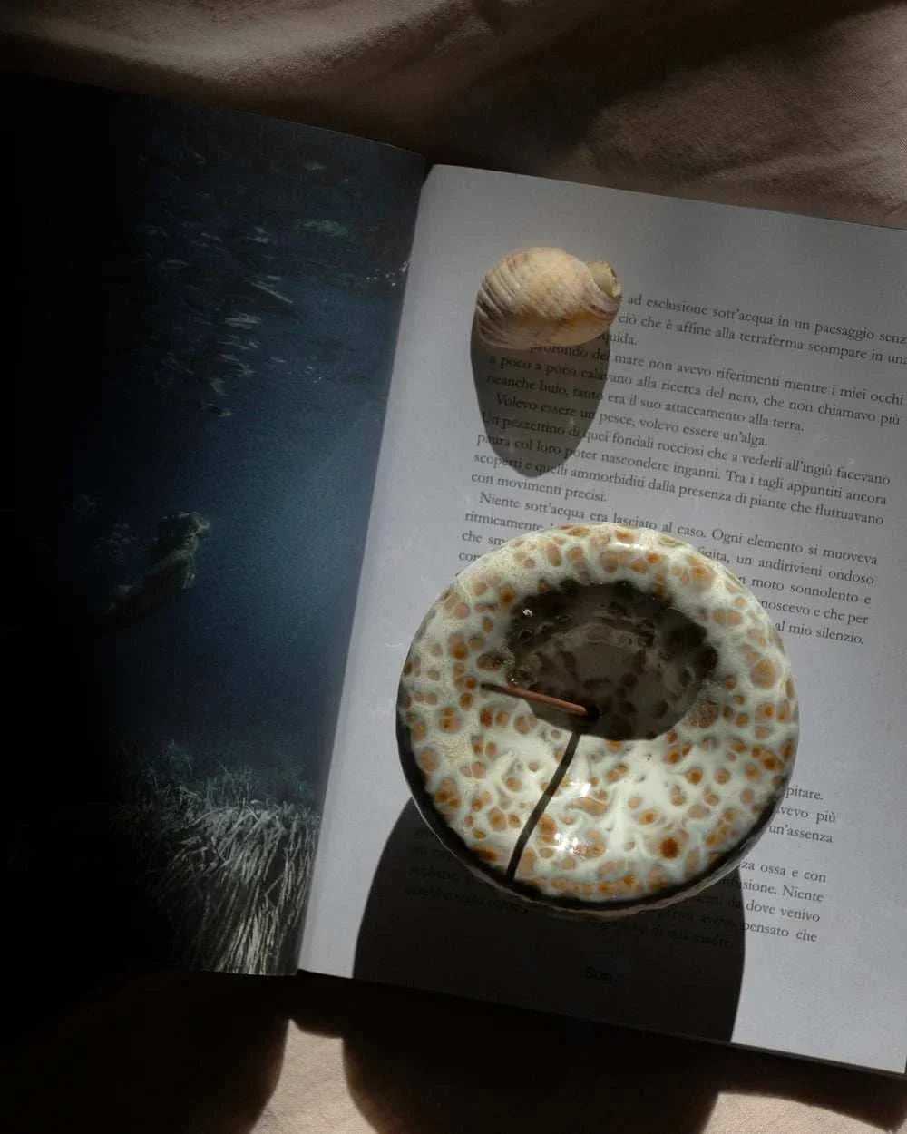 Gentle Habits The Vessel Incense Holder Seafoam