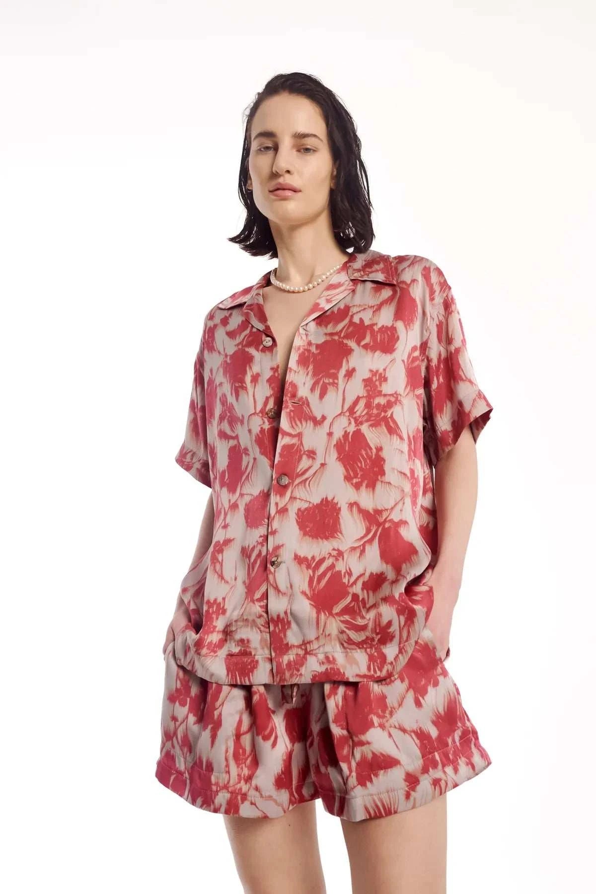 The Tales Italian Rose Camp Shirt