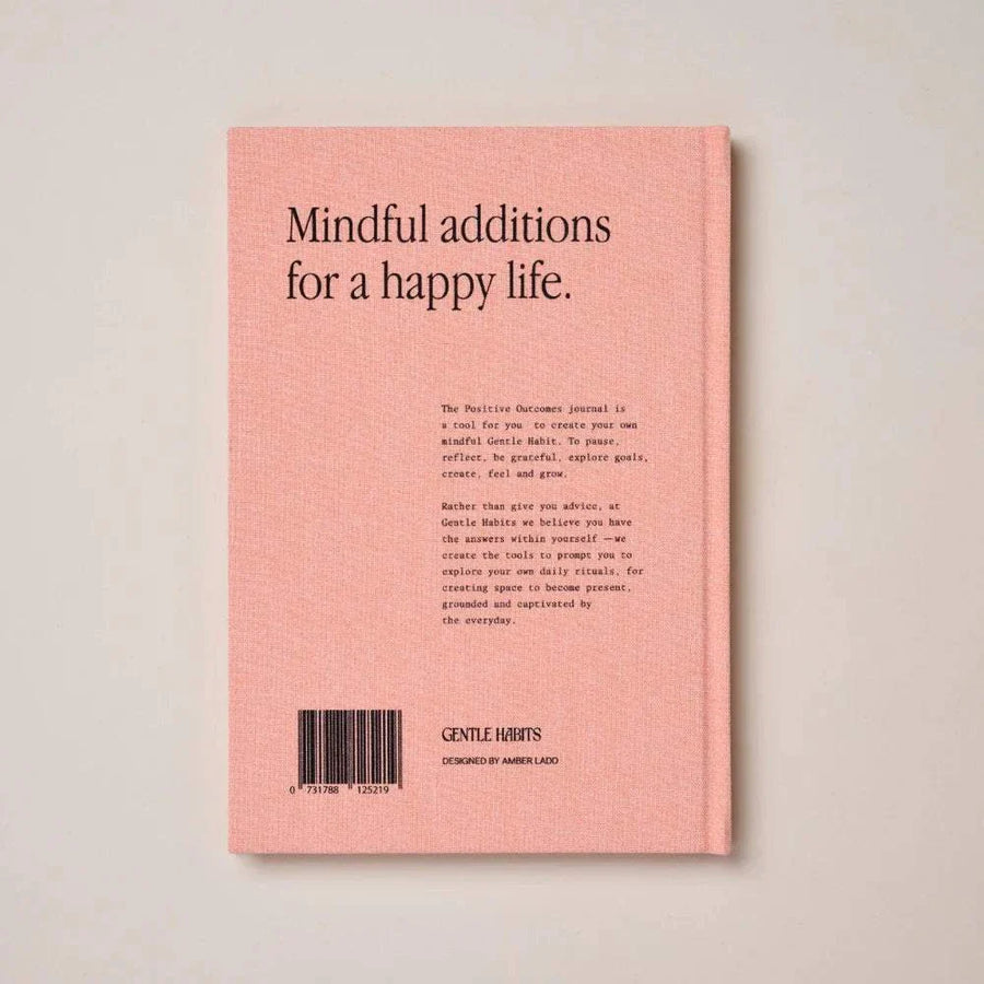 Gentle Habits Positives Outcome Journal Olive  