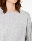 American Vintage Sweater Evona Light Grey Melange