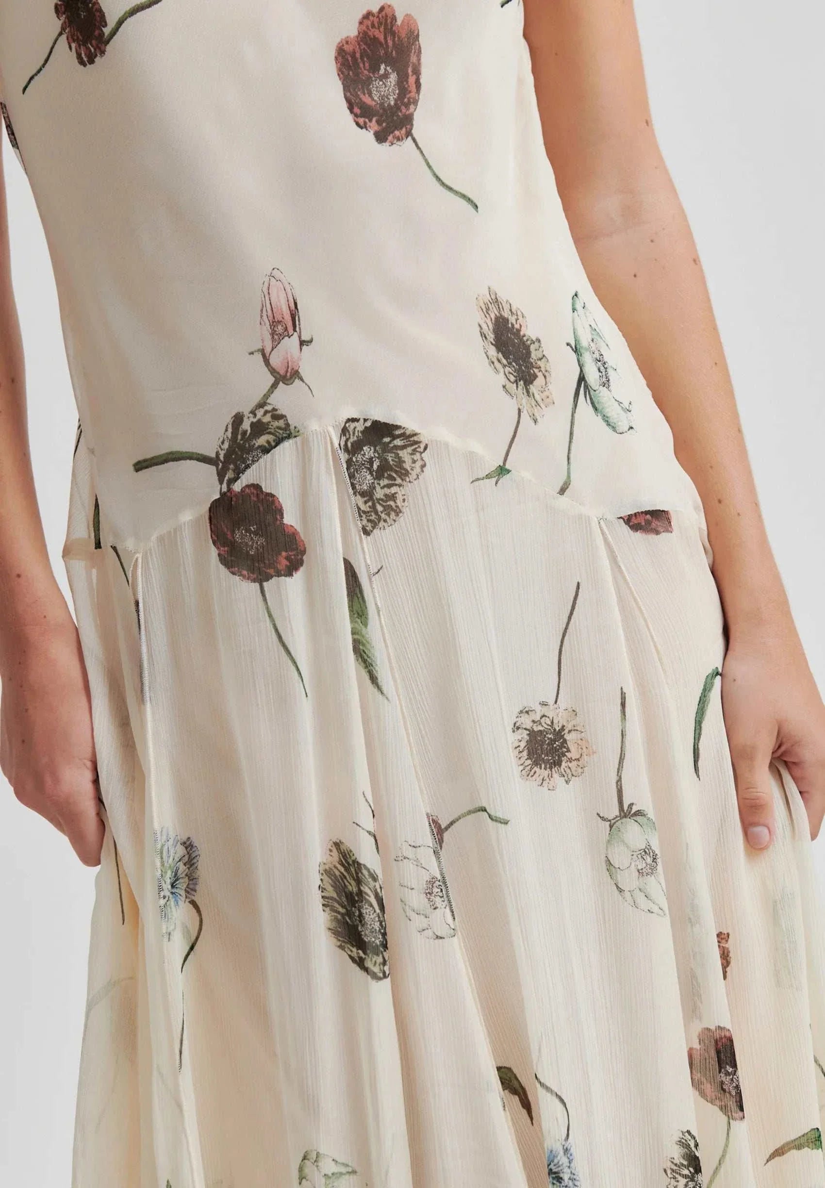 Second Female Florala Strap Dress Summer Sand