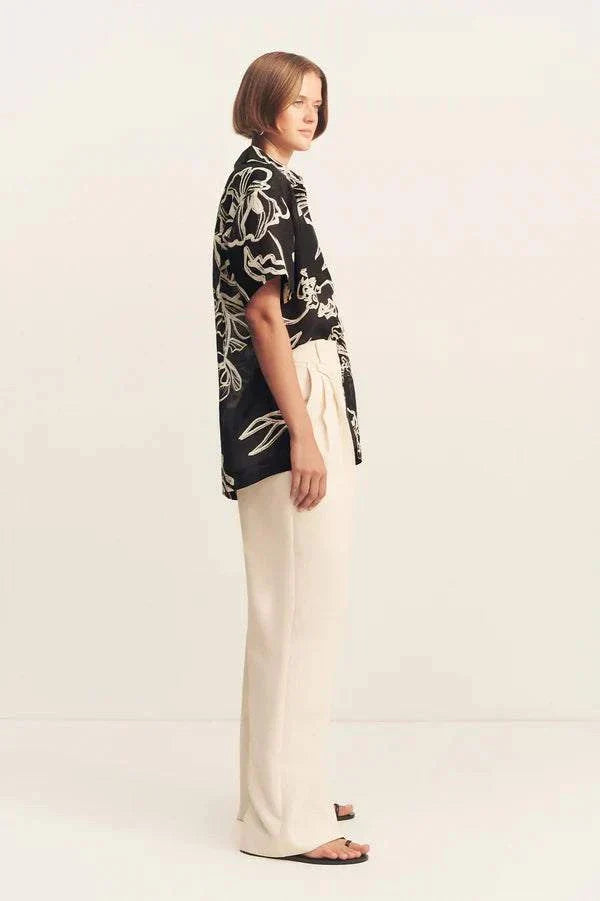 Shona Joy lila Short Sleeve Shirt Shadow Bloom