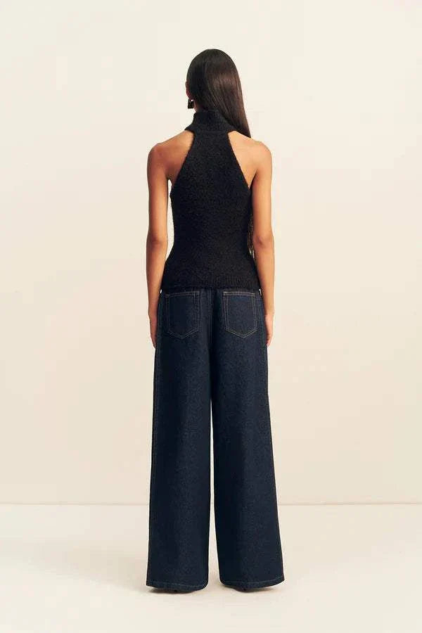 Shona Joy Korine Racer Back Top Black