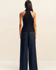 Shona Joy Korine Racer Back Top Black