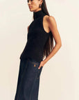 Shona Joy Korine Racer Back Top Black