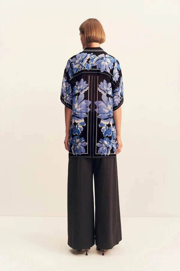 Shona Joy Sabine Shirt Bluewing Mosaic