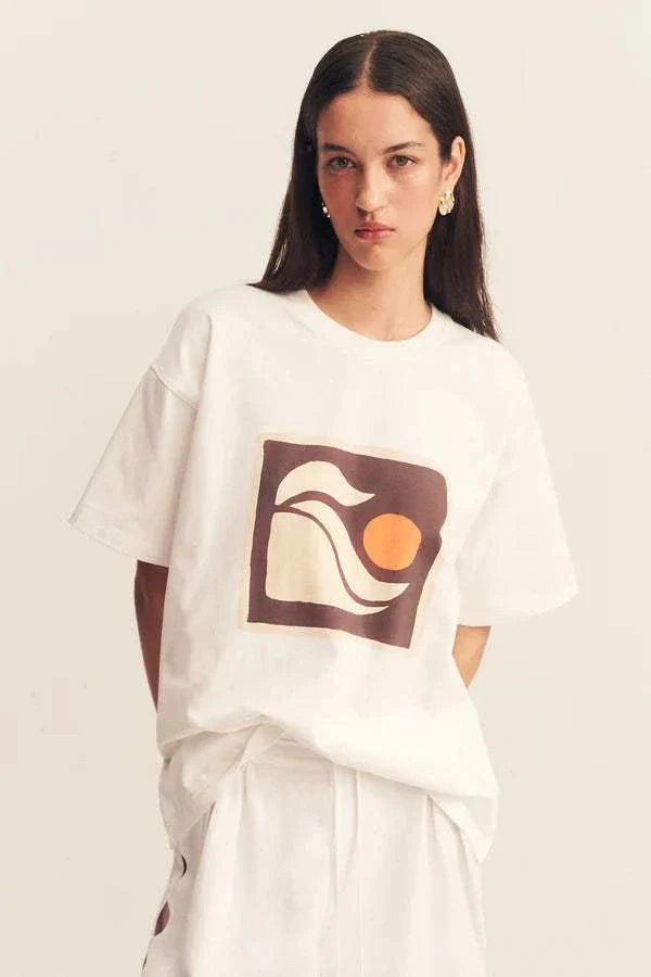 Shona Joy Vespertine Oversized Boyfriend T Shirt