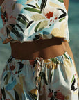 Zulu and Zephyr Summer Floral Cotton Halter Top