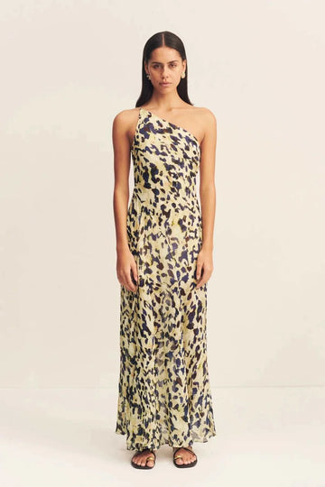Shona Joy Kinetic Asymmetric Panel Maxi Dress Utopia