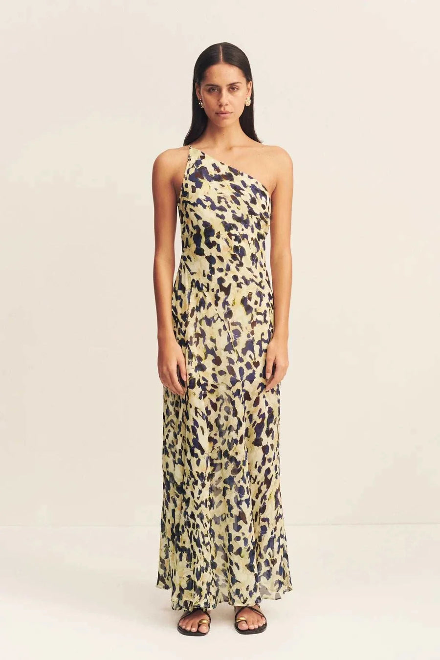 Shona Joy Kinetic Asymmetric Panel Maxi Dress Utopia