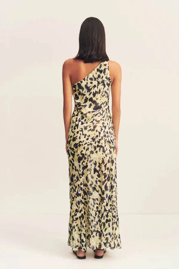 Shona Joy Kinetic Asymmetric Panel Maxi Dress Utopia