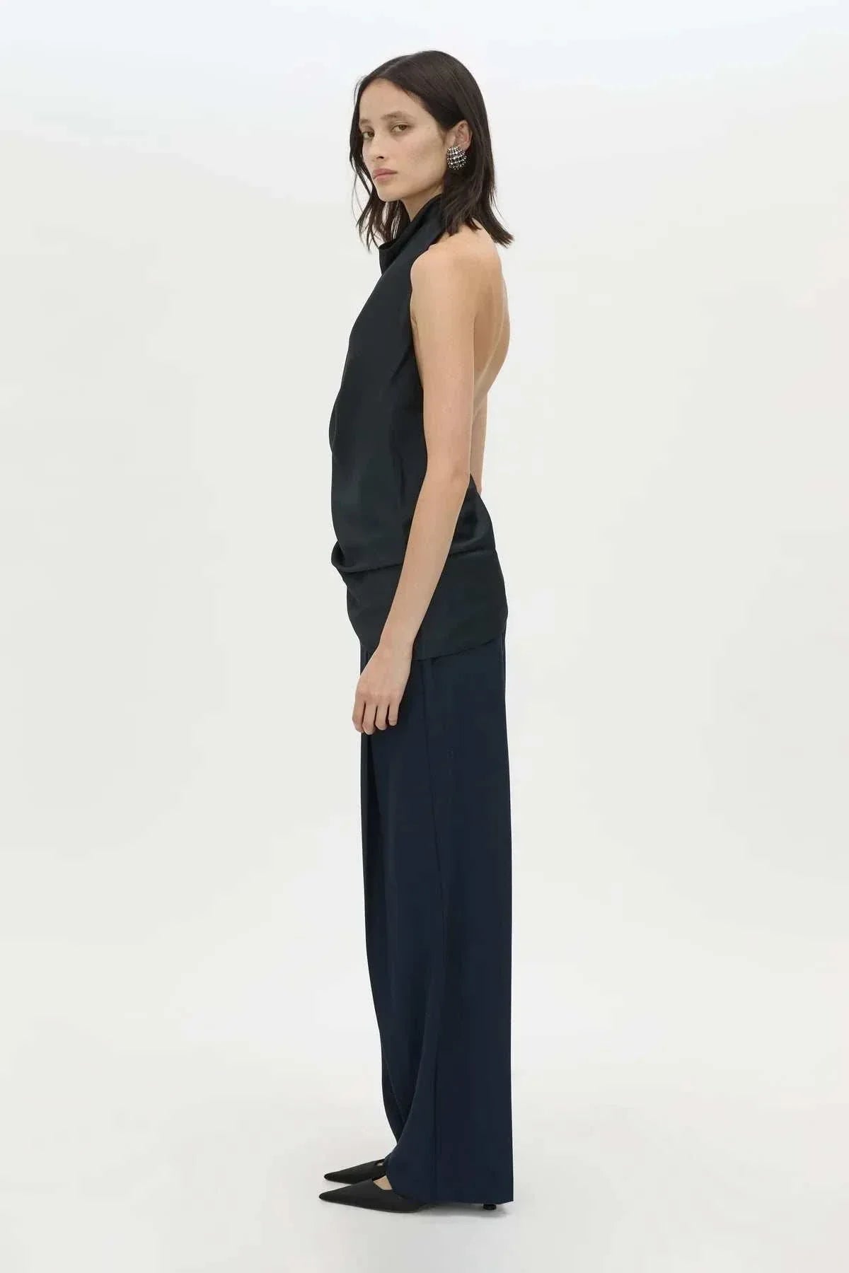 Camilla and Marc Elowyn Halter Top Black