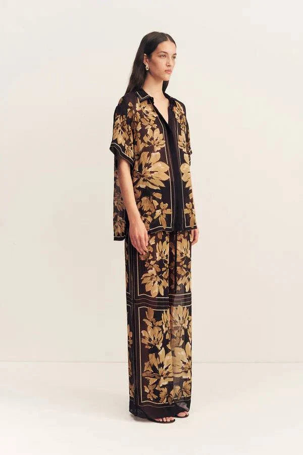 Shona Joy Bleeker Short Sleeve Shirt Brushed Floral