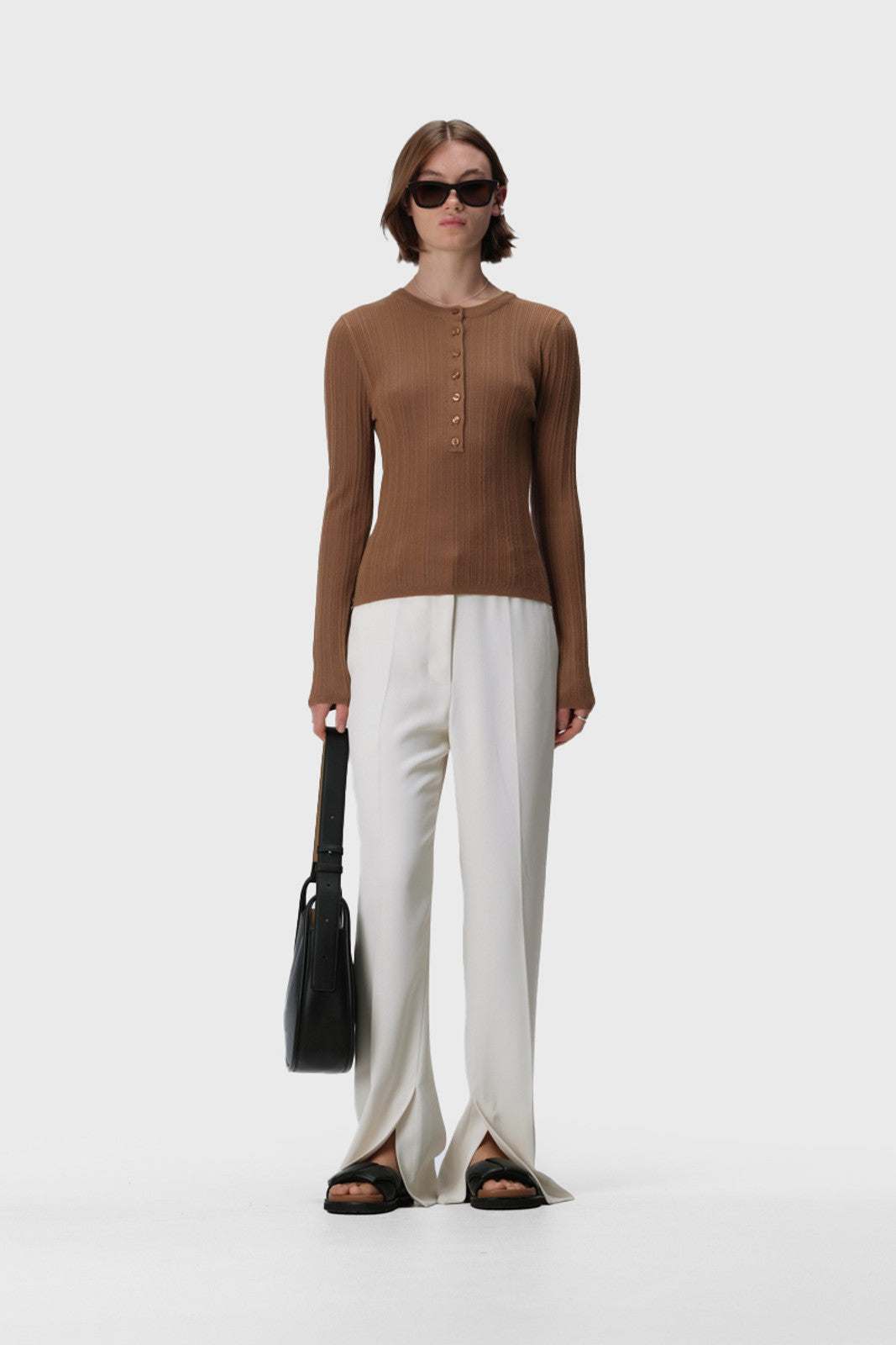 Elka Collective Filippa Knit Top Camel
