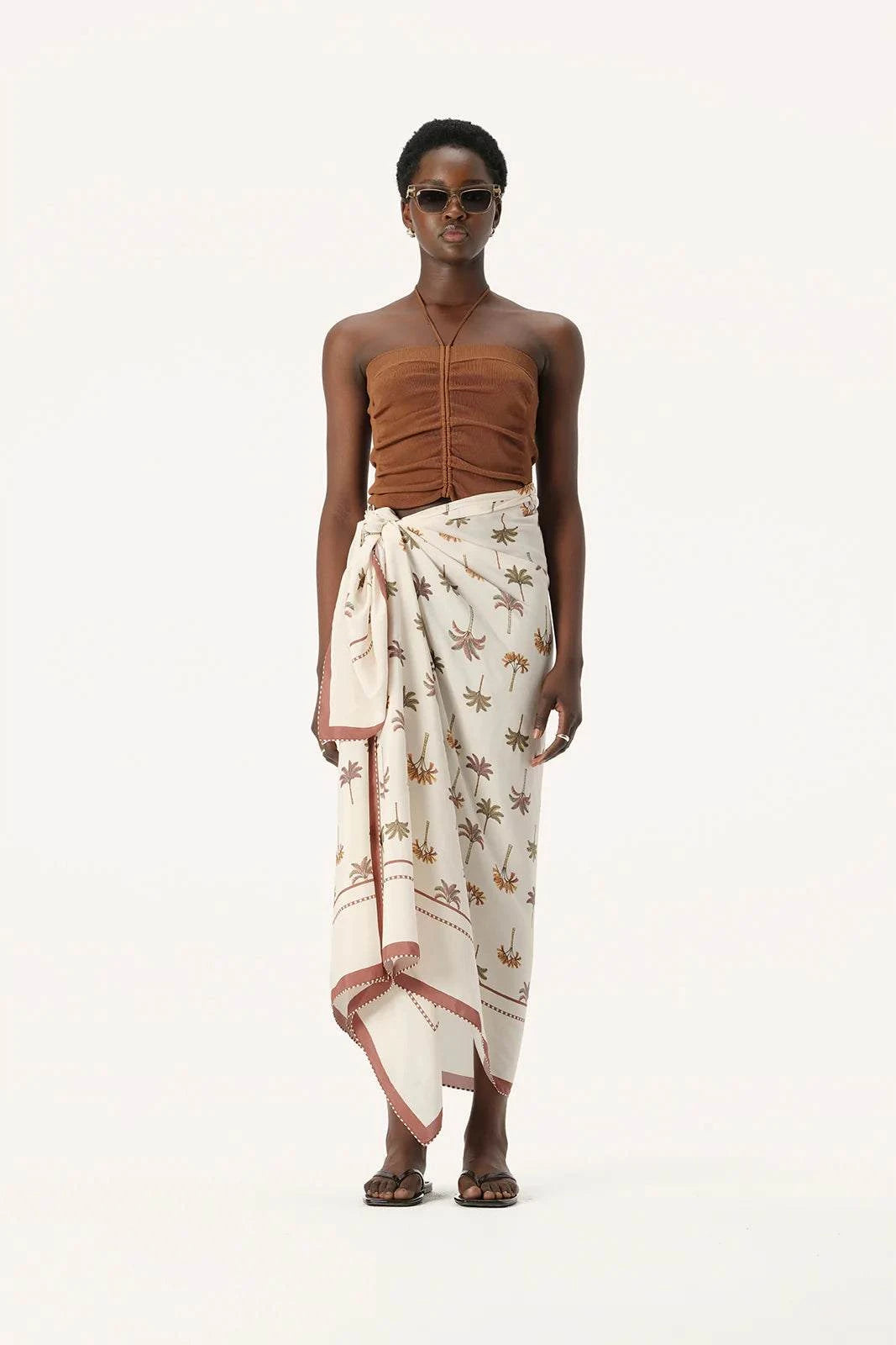 Elka Collective Athena Sarong Palma Print