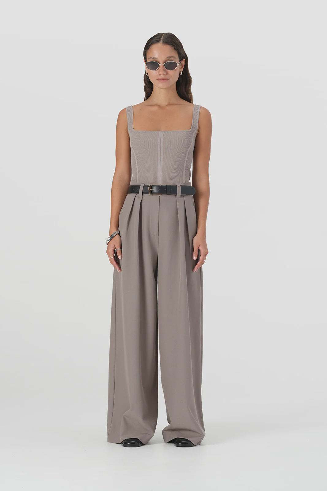 Elka Collective Kelsey Knit Top Stone