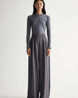 Elka Collective Elise Top Charcoal Marle