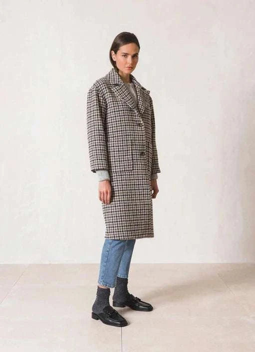 Indi and Cold Marcia Coat Topo