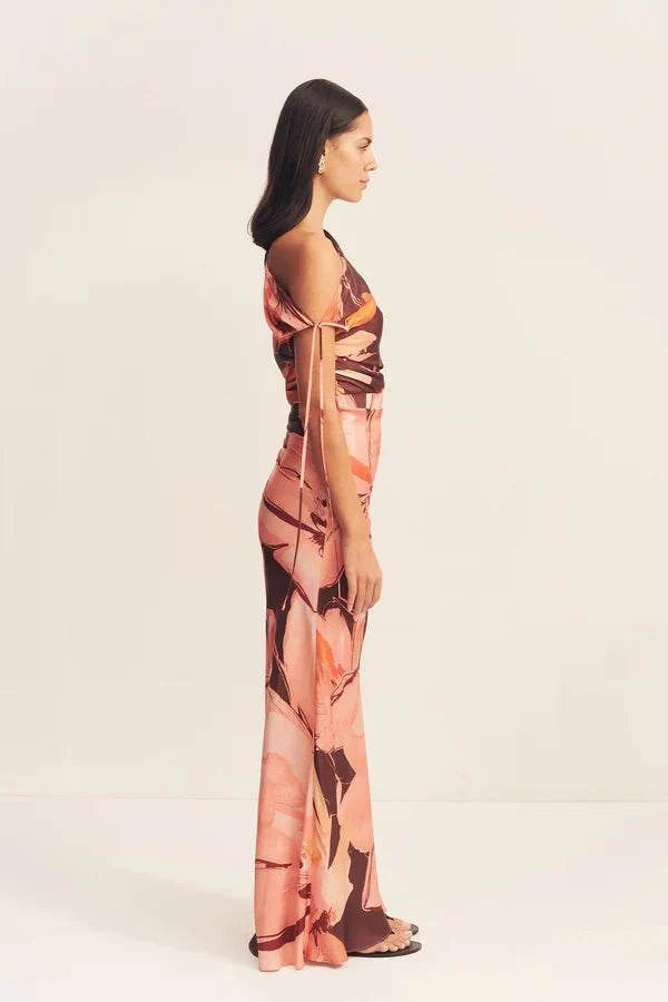 Shona Joy Emerson Gathered Maxi Dress Palermo Floral