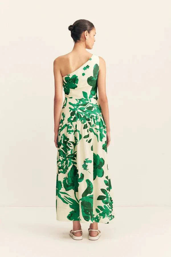 Shona Joy Joni One Shoulder Maxi Dress Cedar Blossom