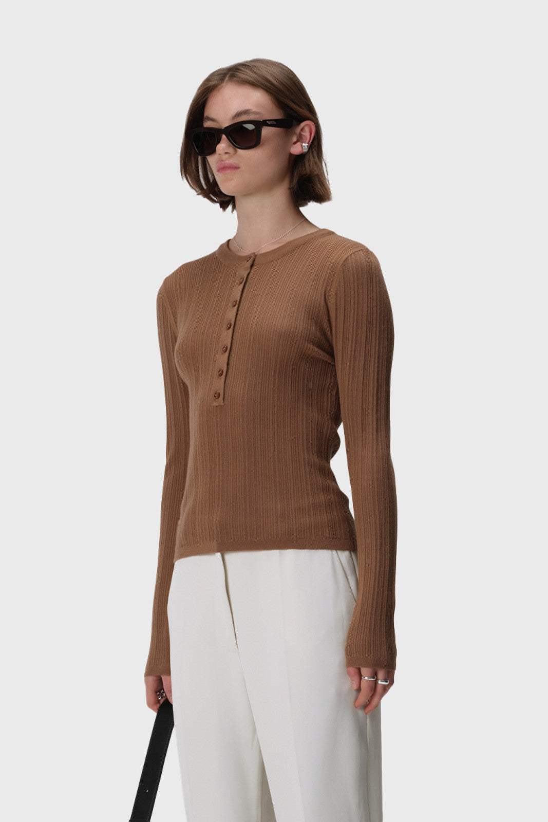 Elka Collective Filippa Knit Top Camel