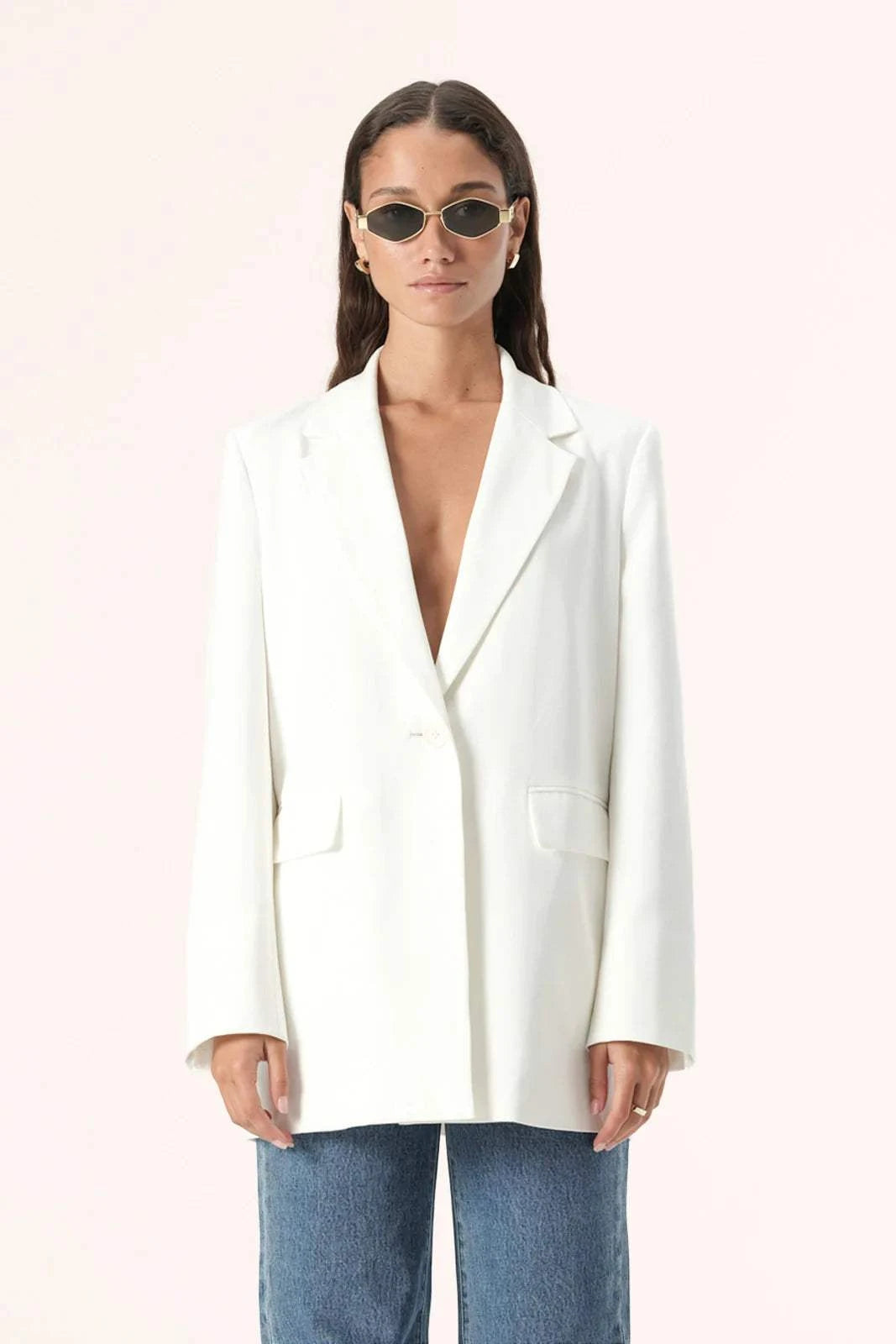 Elka Collective Juku Blazer White
