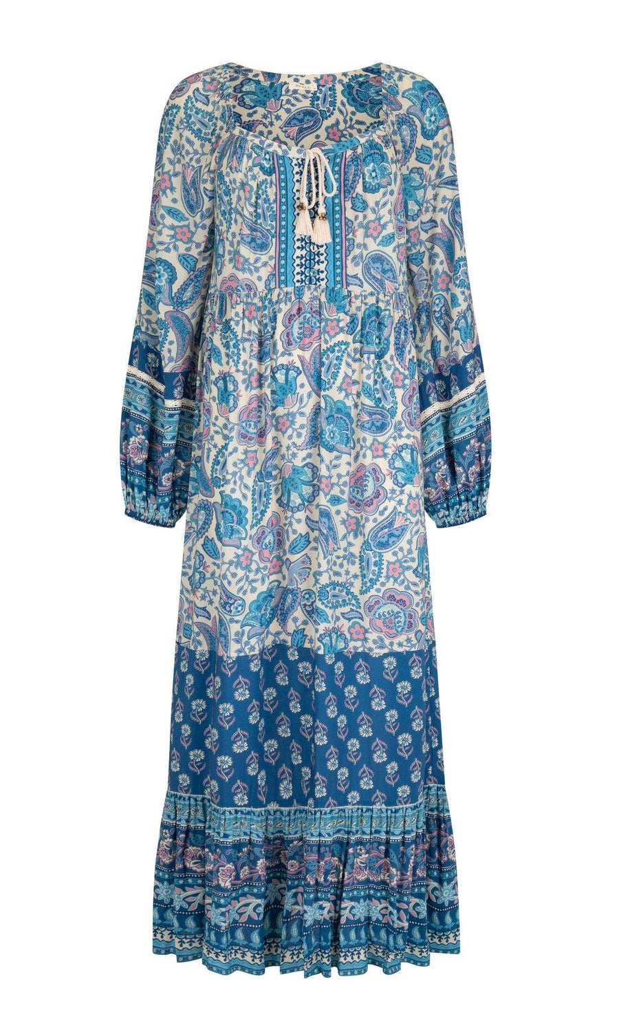 Spell Marmont Gown Lapis
