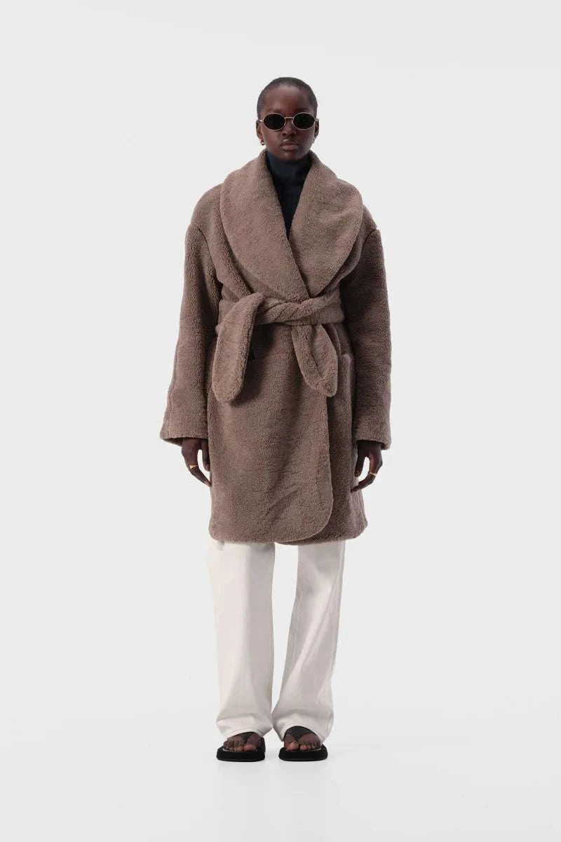 Elka Erla Coat Taupe