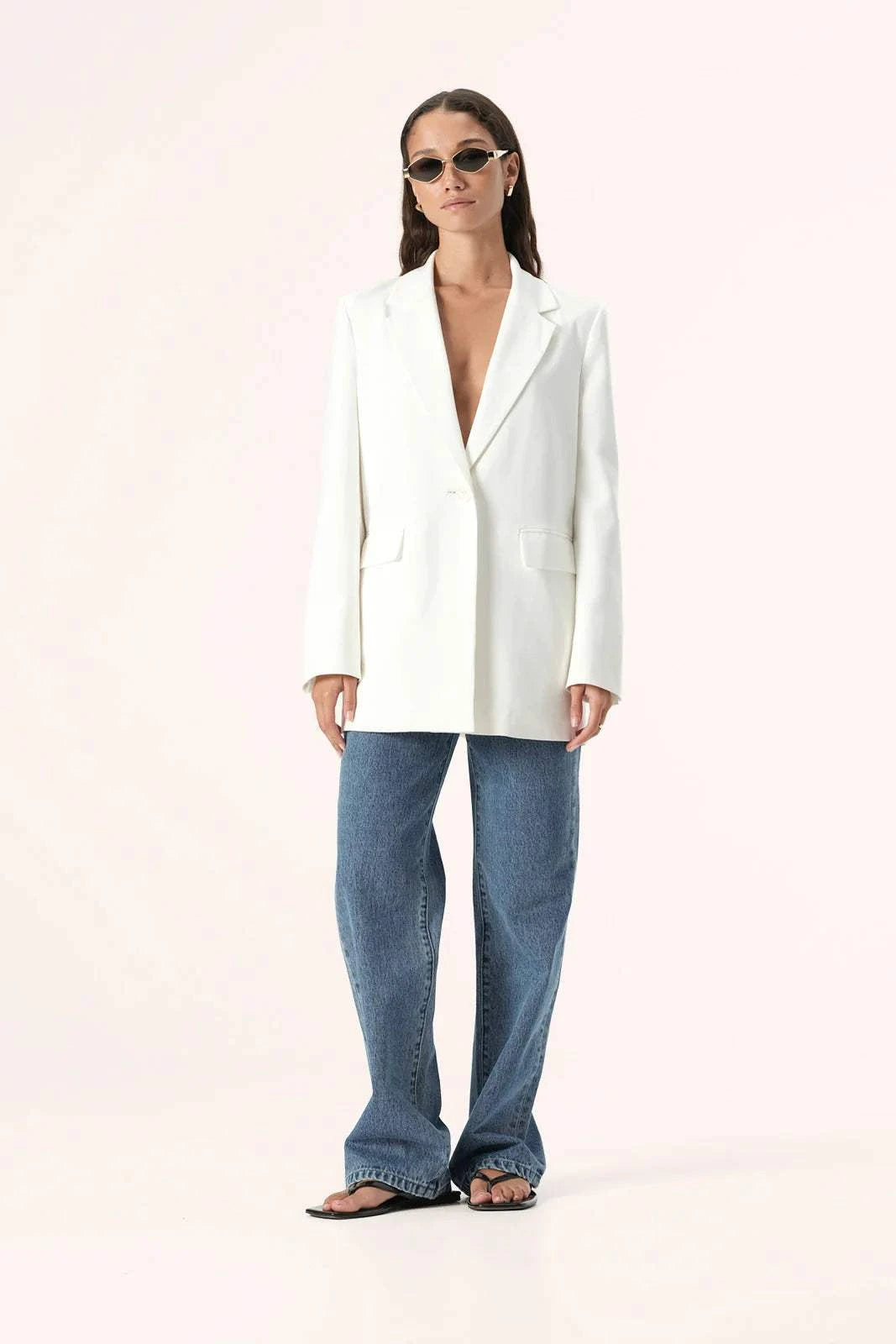 Elka Collective Juku Blazer White